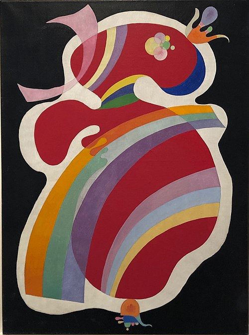 Red Form, 1938, Wassily Kandinsky