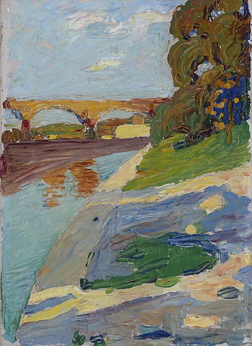 Munich - The Isar, 1901, Wassily Kandinsky