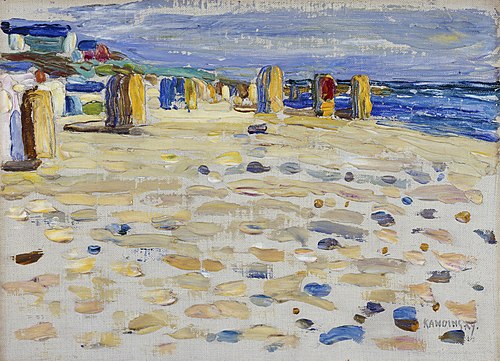 Holland - Beach chairs, 1904, Wassily Kandinsky