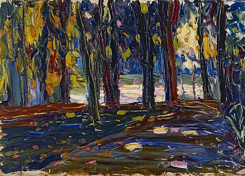 In St. Cloud Park - Autumn II, 1906, Wassily Kandinsky