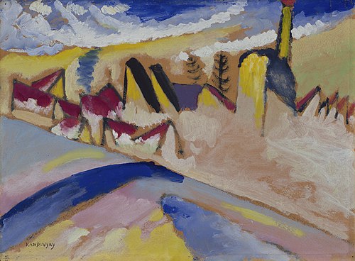 Winter No. II Study, 1910, Wassily Kandinsky