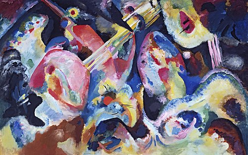 Improvisation Deluge, 1914, Wassily Kandinsky