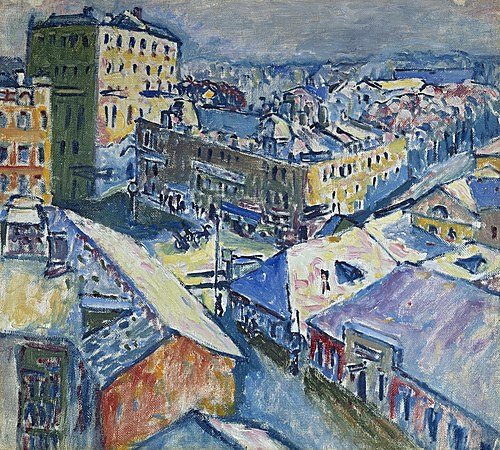 Zubovsky Square, 1916, Wassily Kandinsky
