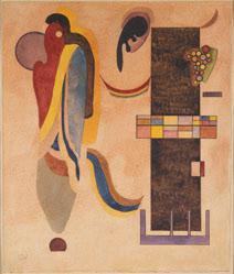 Two Figures, 1935, Vassily Kandinsky