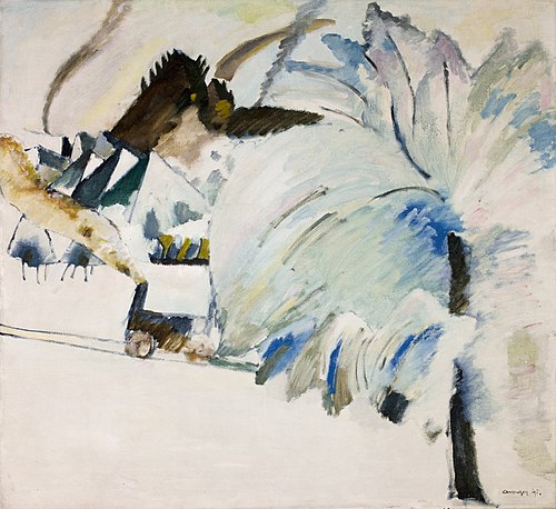 Murnau with Locomotive, 1911, Vassily Kandinsky