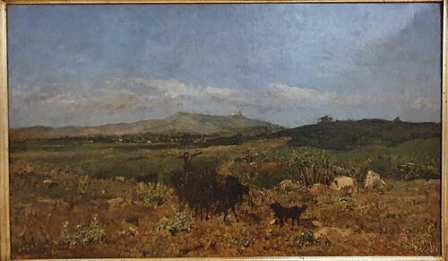 Paisagem com Vista de Sintra, 1879, António Carvalho da Silva Porto