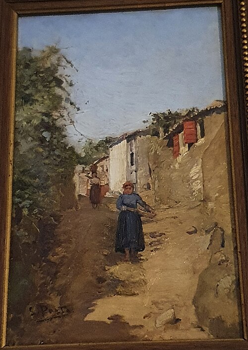 Caminho, Coimbrões, 1891, António Carvalho da Silva Porto