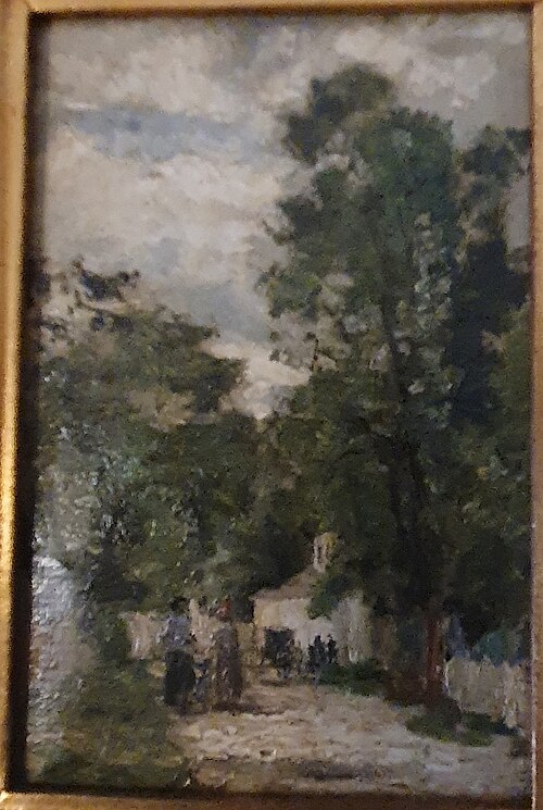 Rua de Barbizon, 1874, António Carvalho da Silva Porto