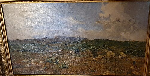 Paisagem com Palácio da Pena, 1879, António Carvalho da Silva Porto