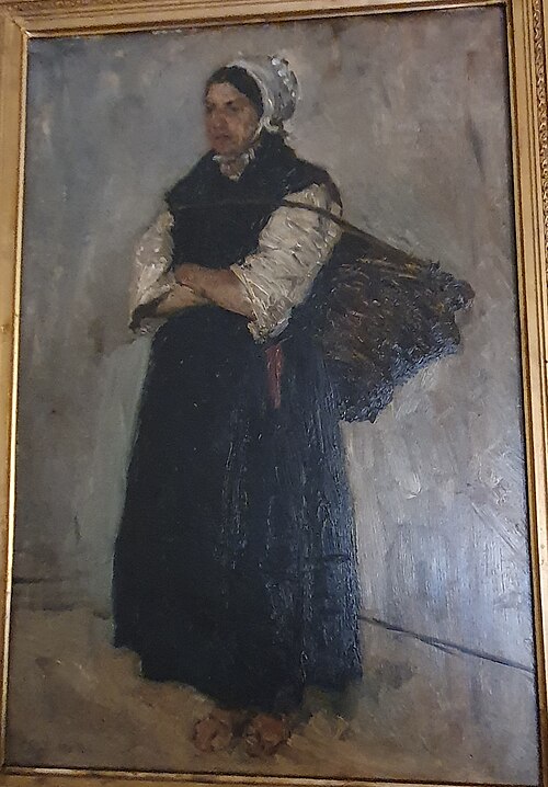 Mulher da Bretanha, 1874, António Carvalho da Silva Porto