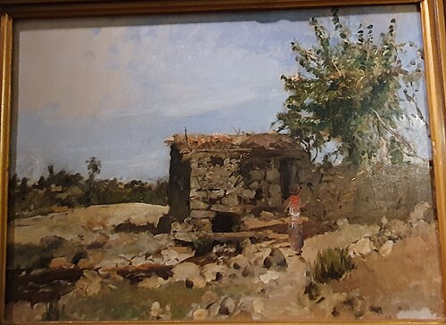 Azenha do moinho (Estudo), 1881, António Carvalho da Silva Porto