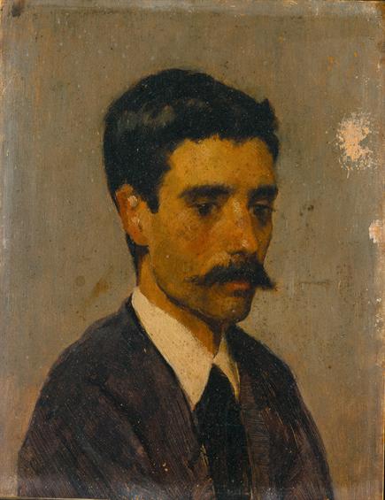 Autoportrait, 1870, António Carvalho da Silva Porto