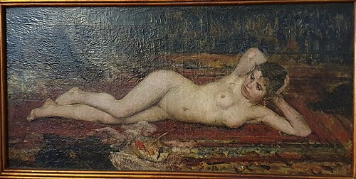 Nude (Italy), 1877, António Carvalho da Silva Porto