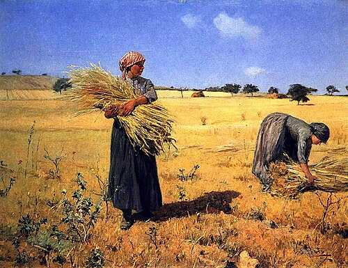 Harvest - Harvesters, 1893, António Carvalho da Silva Porto