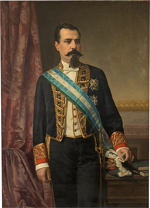 Cristóbal Martín de Herrera ministro de Fomento, 1877, Ricardo María Navarrete y Fos
