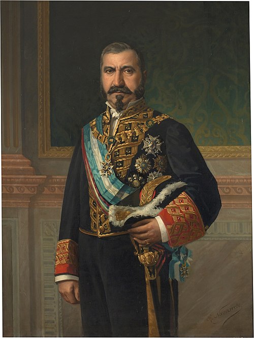 Manuel Orovio Echagüe marqués de Orovio ministro de Fomento, 1877, Ricardo María Navarrete y Fos