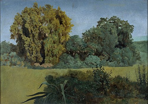 Ahuehuete, 1870, José María Velasco Gómez
