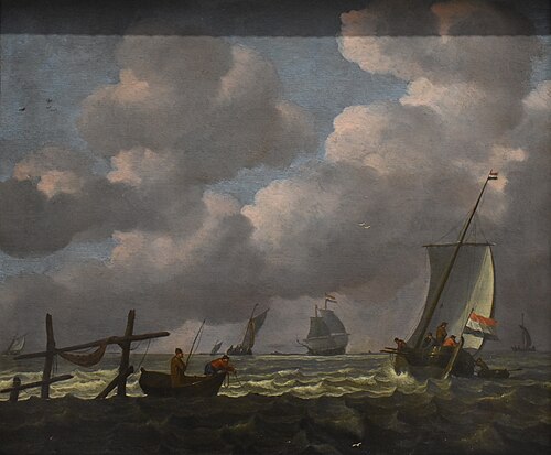 Marine, la pêche, 1670, Jacob Adriaensz. Bellevois