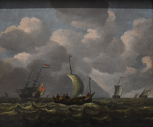 Marine, le retour de la pêche, 1670, Jacob Adriaensz. Bellevois