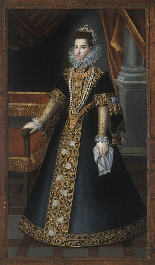 Portrait of Caterina Micaela di Savoie (1567-1597), 1591, Jan Kraeck