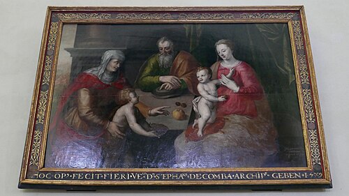 La Sainte Famille, 1578, Jan Kraeck