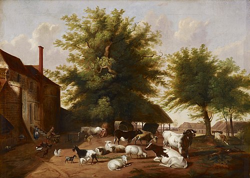 Farmyard Scene, , Jacob Cox