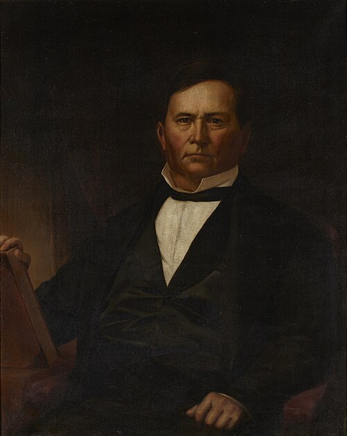 Portrait of Governor David Wallace, , Jacob Cox