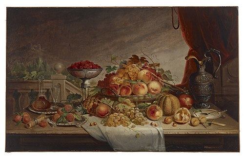 Nature morte aux fruits, , Jacob Cox
