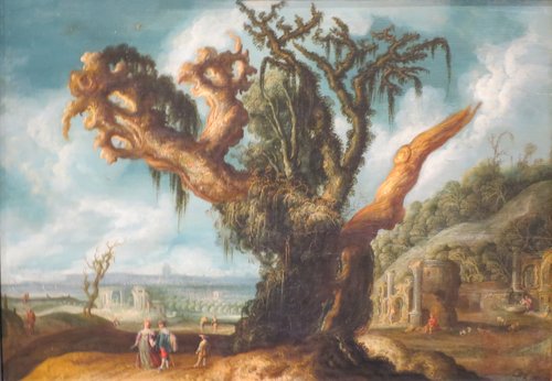 Landscape with a Big Tree, , Jacob Jacobsz van Geel
