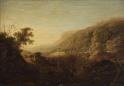 Abendliche Berglandschaft, 1635, Jacob Jacobsz van Geel