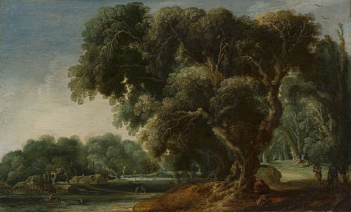 Imaginary Wooded Landscape, 1636, Jacob Jacobsz van Geel