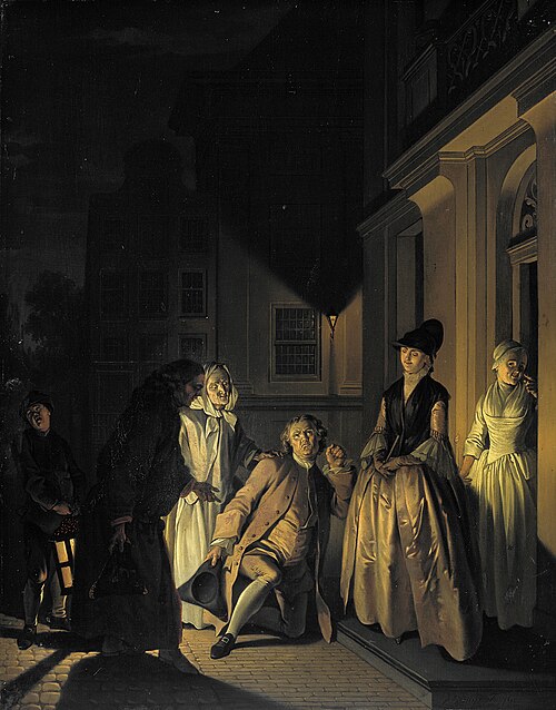 Scene from the Play 'Lubbert Lubbertse of de geadelde boer' by M. van Breda, 1761, Jacobus Buys