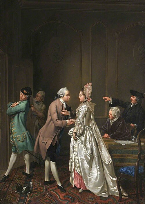 The Betrothal, 1774, Jacobus Buys