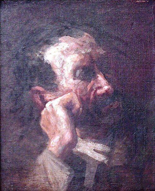 Head of a man, 1917, Antônio Parreiras