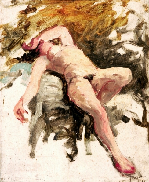 Damnée, 1914, Antônio Parreiras