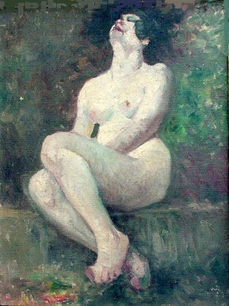 Estudo de nu, 1913, Antônio Parreiras
