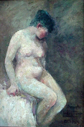 Estudo de nu (III), 1913, Antônio Parreiras