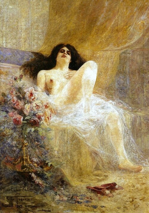 Brazilian flower (study), 1912, Antônio Parreiras
