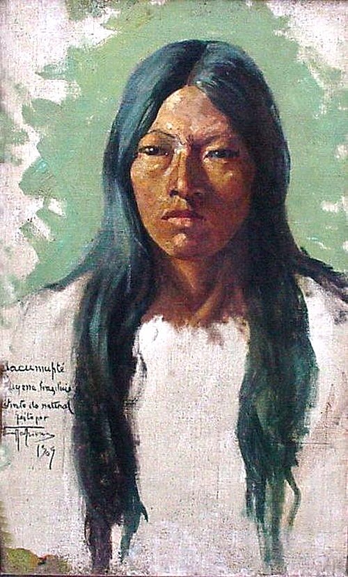 Head of an indian (Jacumpté) II, 1909, Antônio Parreiras