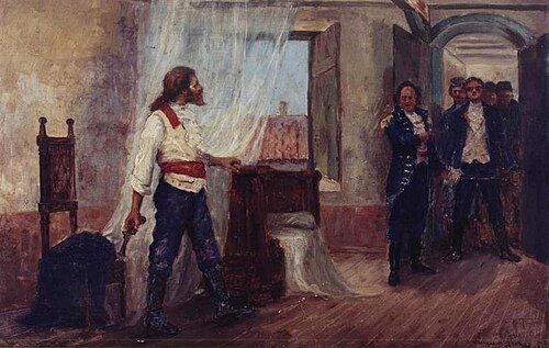 Imprisonment of Tiradentes (study), 1910, Antônio Parreiras