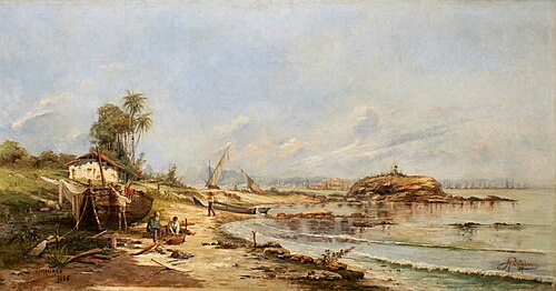 Gragoatá after the storm, 1886, Antônio Parreiras