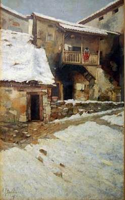La Mia Dimora su le Alpi, 1889, Antônio Parreiras