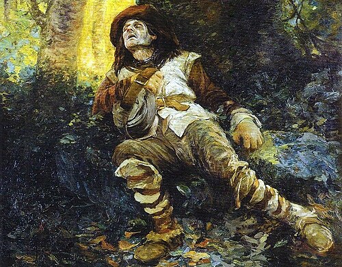 Death of Fernão Dias Paes Leme, 1920, Antônio Parreiras