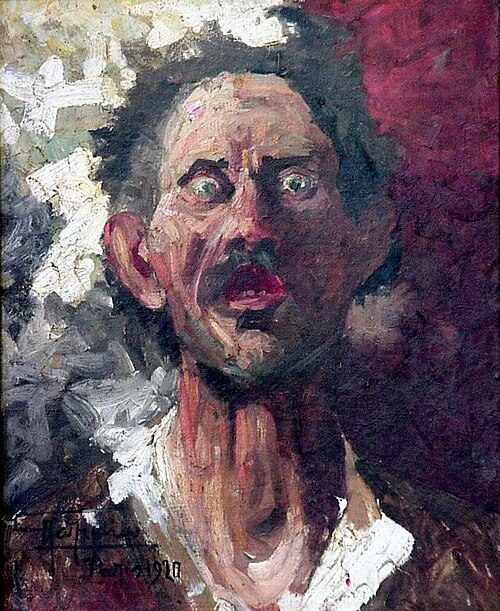 The crazy man from Chevillat, 1920, Antônio Parreiras