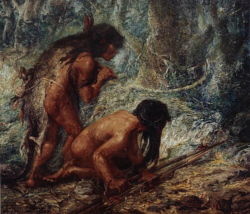 Primitive men, 1922, Antônio Parreiras