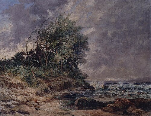 Southwest, Seaside, 1937, Antônio Parreiras