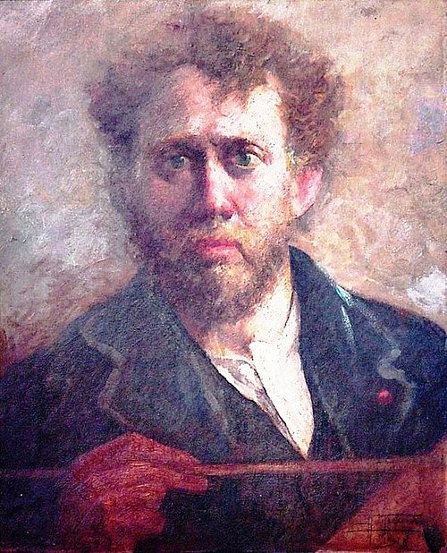 A friend (portrait of the painter Numa Camille Ayrinhac), 1918, Antônio Parreiras