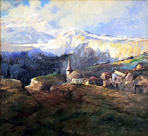 Vallée de la Dala (Switzerland), 1915, Antônio Parreiras
