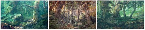 Homeland (Triptych): Morning, Noon, Evening., 1922, Antônio Parreiras