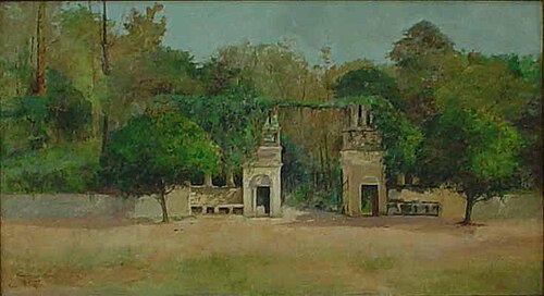 Entrada do Bosque Municipal, 1905, Antônio Parreiras